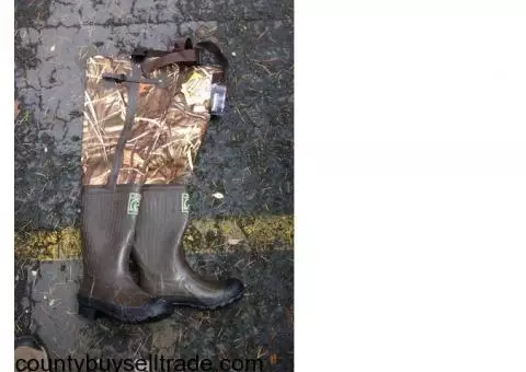 Ducks Unlimited hip boots