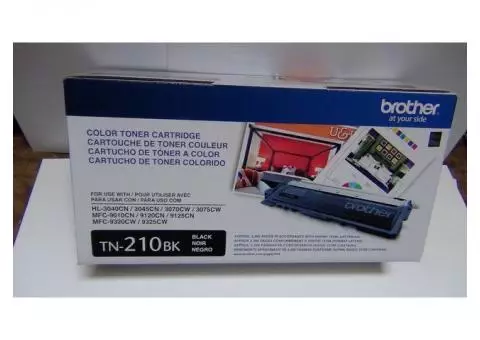 Brother Genuine TN210BK Color Laser Black Toner Cartridge NIB